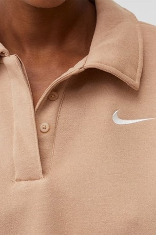 Sweat Nike mini swoosh - Marron clair INFOS MANQUANTES A MASQUER