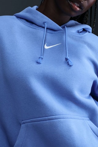 Sweat oversize polaire à capuche Phoenix - Ciel - Nike