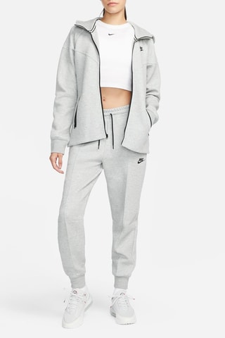 Sweat polaire à capuche Tech - Gris foncé chiné - Nike