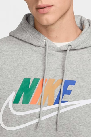 Sweat polaire à capuche Club - Gris chiné - Nike