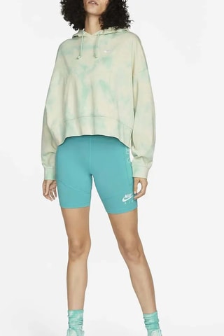 Sweat tie and dye Nike mini swoosh - Vert d'eau