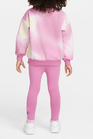 Sweat tie and dye et legging Solarized - Rouge et écru - Nike