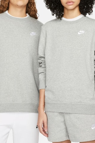 Sweat de running Nike Sportswear Club Fleece - Gris chiné