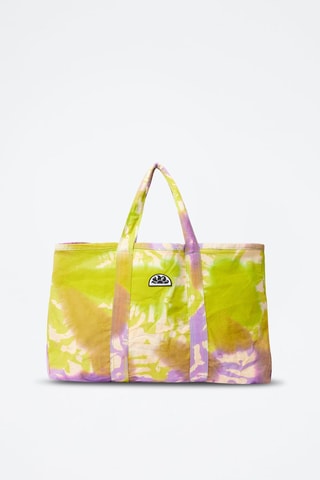 Sac shopping tie and dye - Vert et violet