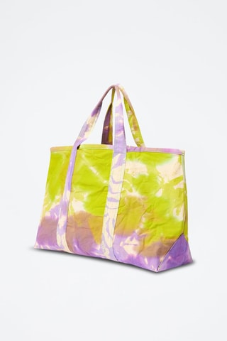 Sac shopping tie and dye - Vert et violet