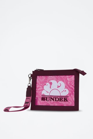 Pochette - Rose et bordeaux