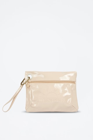 Pochette vernie - Ecru