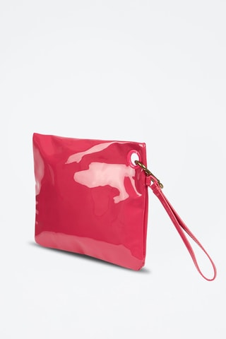 Pochette vernie - Fuchsia