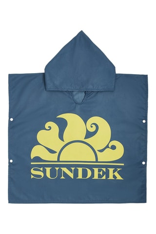 Cape à capuche - Bleu marine