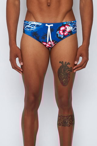 Slip de bain - Bleu électrique