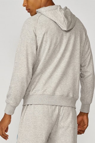 Sweat à capuche - Gris clair chiné