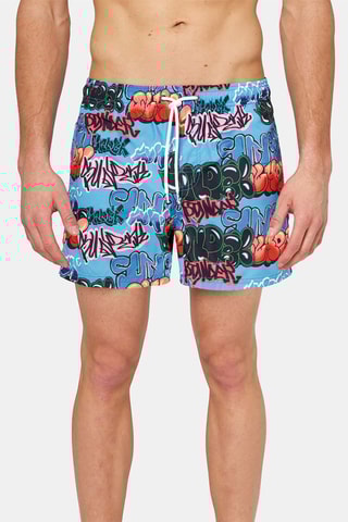 Short de bain - Ciel