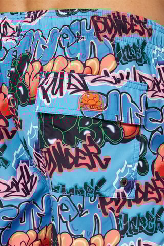 Short de bain - Ciel