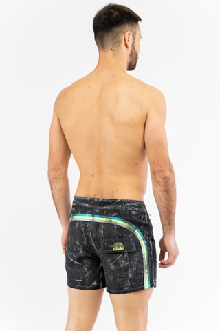 Short de bain tie and dye - Noir