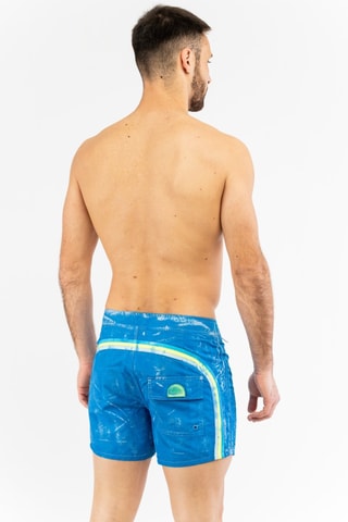 Short de bain tie and dye - Bleu cobalt