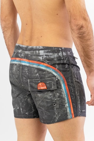 Short de bain tie and dye - Anthracite