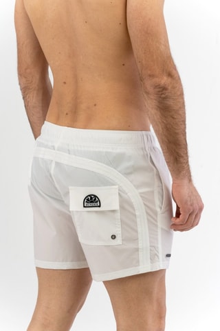 Short de bain - Blanc