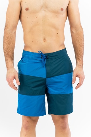 Short de bain - Vert foncé et bleu pétrole