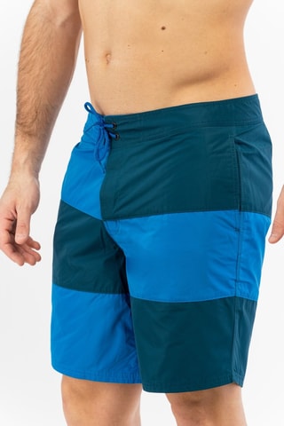 Short de bain - Vert foncé et bleu pétrole