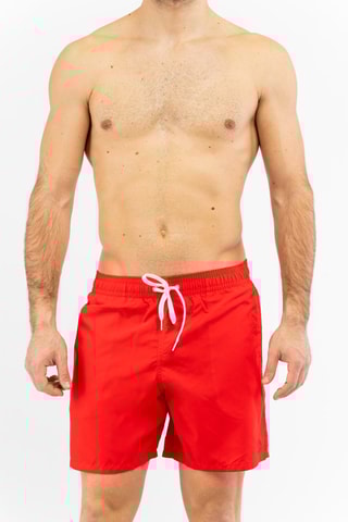 Short de bain - Rouge