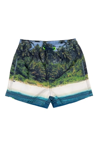 Short - Vert foncé et blanc
