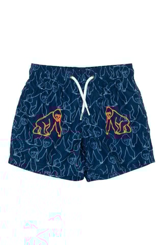 Short de bain - Bleu foncé