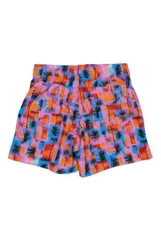 Short de bain - Bleu canard et orange