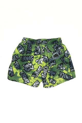 Short de bain - Vert citron