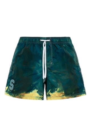 Short de bain tie and dye - Vert
