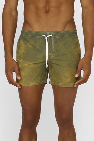 Short de bain tie and dye - Vert et kaki