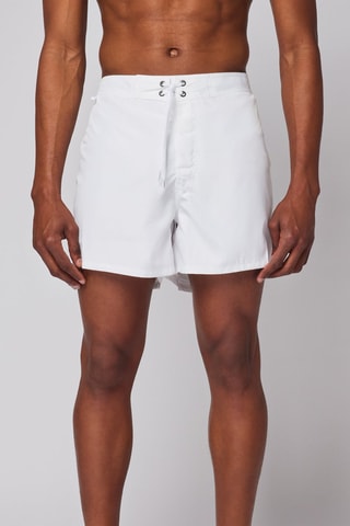 Short de bain - Blanc