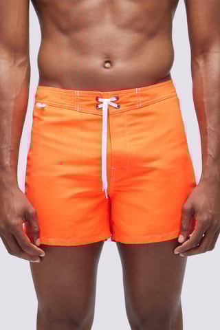 Short de bain - Orange fluo
