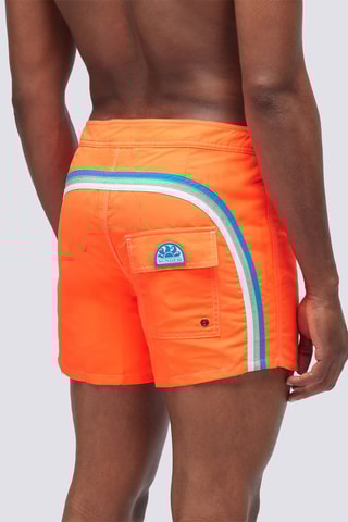 Short de bain - Orange fluo