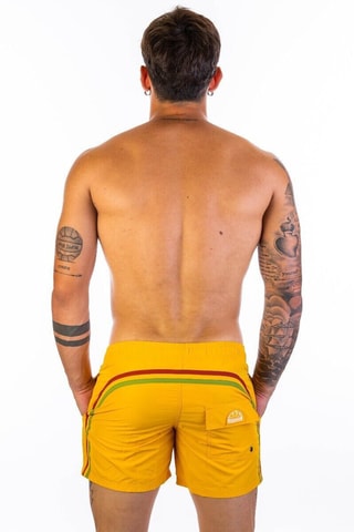 Short de bain - Jaune