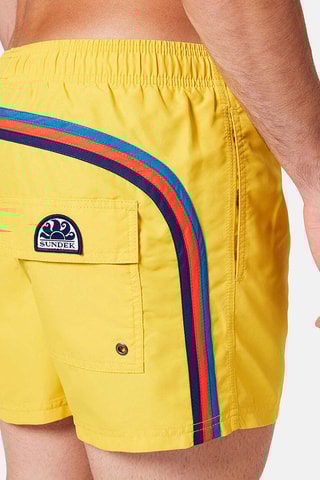 Short de bain - Jaune