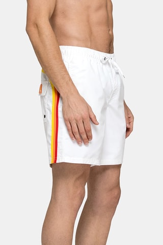 Short de bain - Blanc