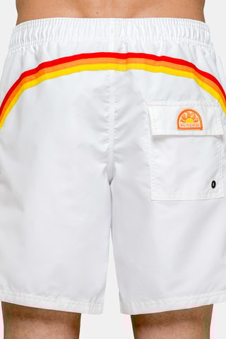 Short de bain - Blanc