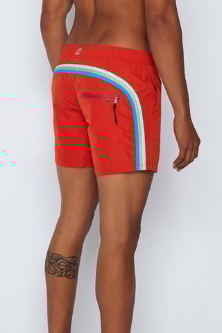Short de bain - Rouge