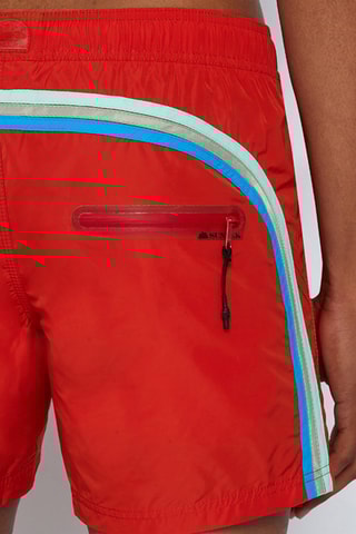 Short de bain - Rouge