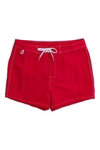 Short de bain - Rouge