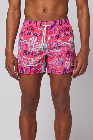Short de bain - Fuchsia