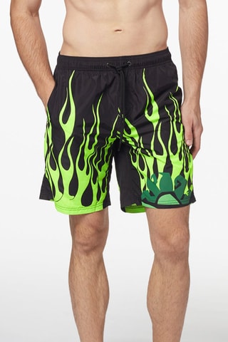 Short de bain - Vert fluo