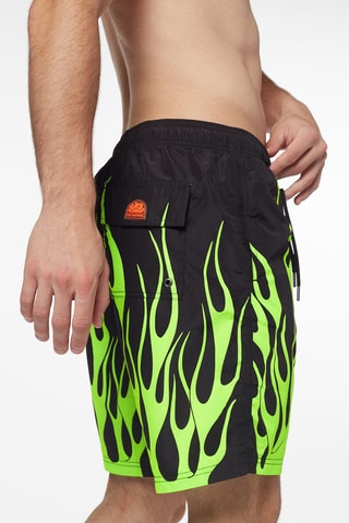 Short de bain - Vert fluo