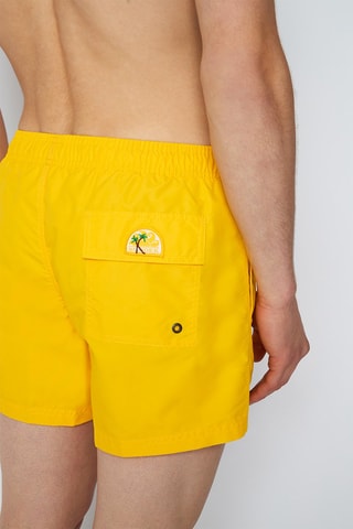 Short de bain - Jaune