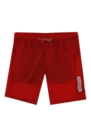 Short de bain - Rouge