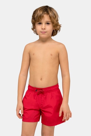 Short de bain - Rouge