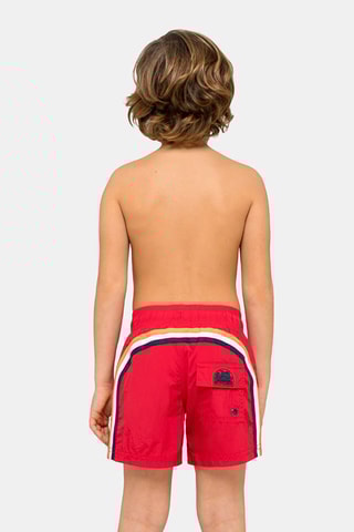 Short de bain - Rouge