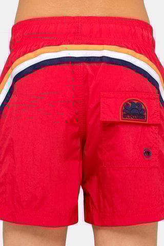 Short de bain - Rouge