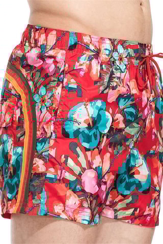 Short de bain - Rouge