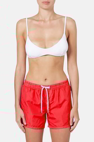 Short de bain - Rouge